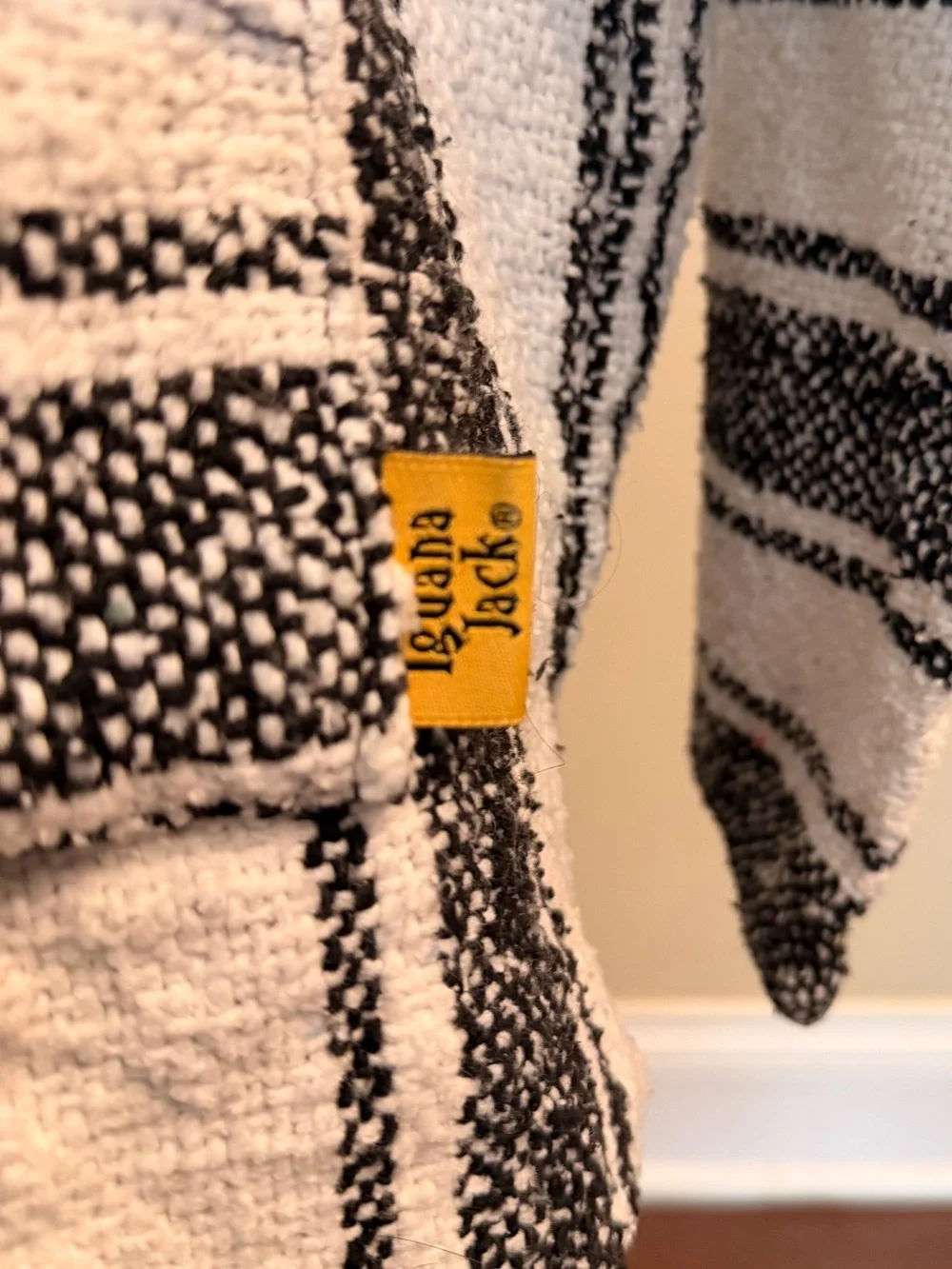 Black and white Rasta hoodie